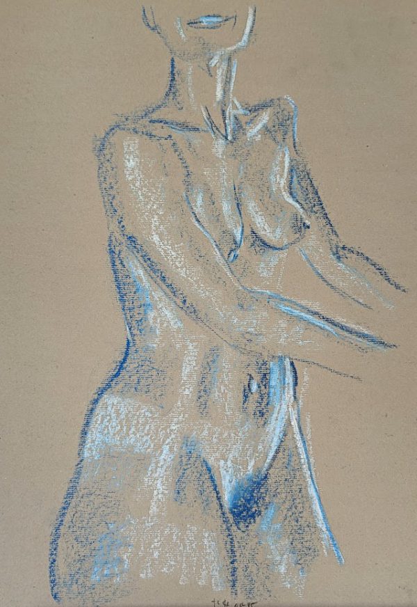 dessin d'une femme nue