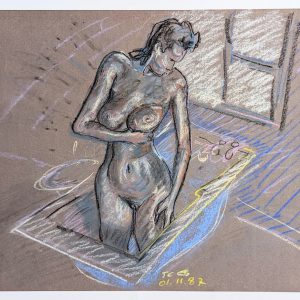 dessin d'une femme nue