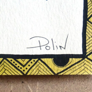 Signature de l'artiste Polin