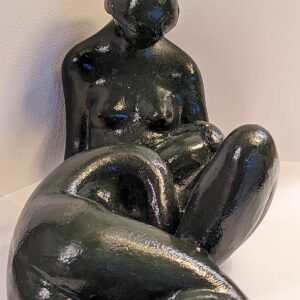 Sculpture de deux femme nues allongées